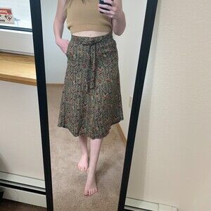 90s Midi Paisley Skirt